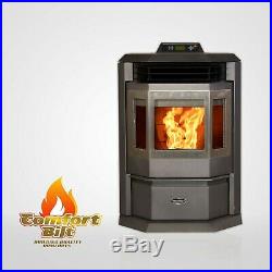 Comfortbilt HP22 Carbon Black Pellet Stove Fireplace 50000 btu withSS