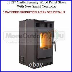12327 NEW Castle's Serenity Wood Pellet Stove Smart Controller NO HOME DELIVERY