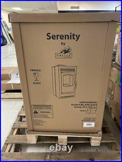 12327 NEW Castle's Serenity Wood Pellet Stove With Smart Controller