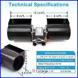 -160 GFK160 Fireplace Blower Replacement Heat Glo Heatilator Heat Glo Quadra -160 GFK160 Fireplace Blower Replacement Heat Glo Heatilator Heat Glo Quadra