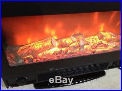22 Wall Mount Electric Fireplace Heater by Solaire Eco-Friendly & Safe with Stand