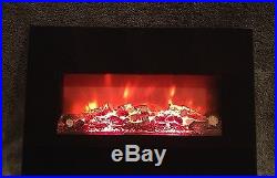 26 Contemporary Dimensional Flame Tempered Glass Electric Fireplace 1500With750W