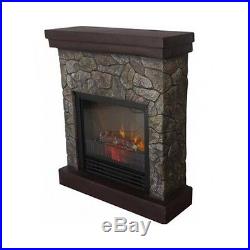 26 Mantle Electric Portable Faux Stone Fireplace Freestanding Ventless 3500 BTU