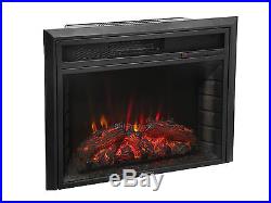 28 1500W Insert Glowing Heater Logs Electric Flame Firebox Fireplace Remote