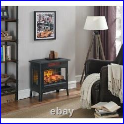 3D Infrared Quartz Electric Stove Fireplace Flame Effect Heater Adjustable Home