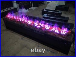 3D water steam/vapor electric fireplace 1000mm with three colors changing