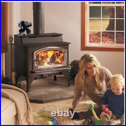 4 Blades Heat Powered Stove Top Fans Wood Stove Fan Fireplace Fan for Wood Burne