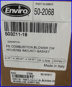 50-2068 Enviro Pellet Free Standing Stove Combustion Blower (oem)