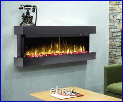 50 55 Inch Led Hd+ Panoramic Mantel 3 Sided Glass Wall Mounted Electric Fire