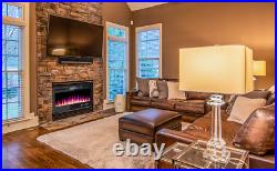 50 Inch Electric Fireplace in-Wall Recessed and Wall Mounted Fireplace