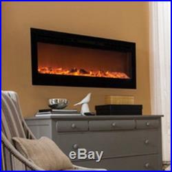 50 Touchstone 80004 Sideline Recessed Mounted Electric Fireplace
