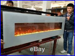 72 INCH Electric Fireplace Modern Linear Large 1500 Watt heating 5000 BTUs