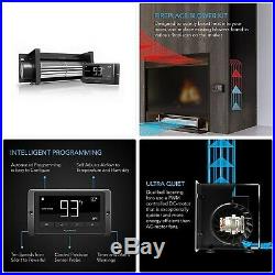 AC Infinity AIRBLAZE T10, Universal Fireplace Blower Fan Kit 10 with Temperatur