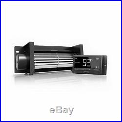 AC Infinity AIRBLAZE T10, Universal Fireplace Blower Fan Kit 10 with Temperatur