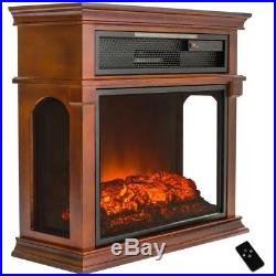 ADKY SF230-23 29 Freestanding Electric Fireplace Mantel Heater Brown Wood 124