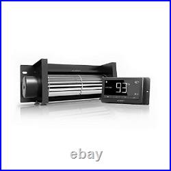 AIRBLAZE T10, Universal Fireplace Blower Fan Kit 10 with 10-Inch Black