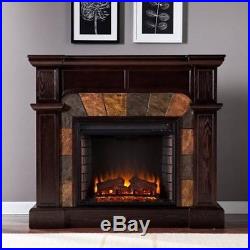 Adjustable Electric Corner / Flat Fireplace Mantle Fireplaces 45 Mantel Heater