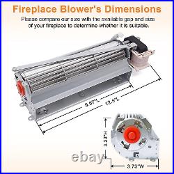 Adviace Replacement Fireplace Blower Fan Kit for Regency Gas Stove, Regency Gas