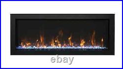 Amantii 30 Panorama XtraSlim Electric Fireplace, Remote, Indoor/Outdoor