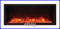 Amantii 30 XS Indoor/Outdoor Electric Fireplace with Surround BI-30-XTRASLIM
