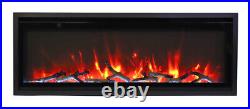 Amantii 42 Symmetry Xtra Slim Electric Fireplace, Remote, Surround, SYM-SLIM-42