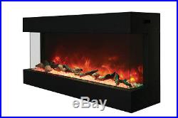 Amantii 50-TRU-VIEW-XL 3 Sided Electric Fireplace Multi Color Lets Make A Deal