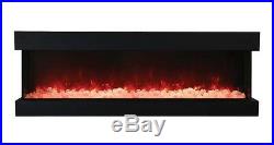 Amantii 72-TRU-VIEW-XL 3 Sided Electric Fireplace Multi Color Lets Make A Deal