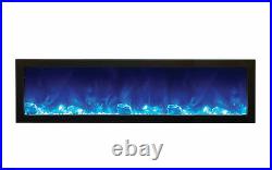 Amantii Bi-72-Deep Panorama Series Linear Electric Fireplace Built In with Heat