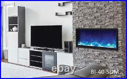 Amantii Indoor Panorama Series Deep Electric Fireplace, 40