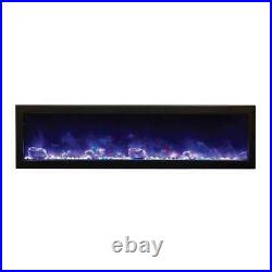 Amantii Indoor Panorama Series Deep Electric Fireplace, 60 Inch