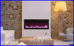 Amantii Indoor Panorama Series Slim Electric Fireplace, 40