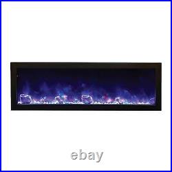 Amantii Indoor Panorama Series Slim Electric Fireplace, 50