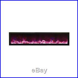 Amantii Indoor Panorama Series Slim Electric Fireplace, 72