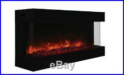 Amantii Panorama Series 72 3 Sided Electric Fireplace 72-TRU-VIEW-XL