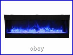 Amantii Tru View Serie 3 Sided 72 Wide Electric Fireplace 70.87 Power Cord