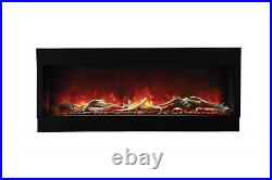 Amantii True-View Series Indoor/Outdoor Electric Fireplace, 60 Inch
