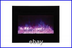 Amantii Zero Clearance Series Built-In Flush Mount Electric Fireplace, 30