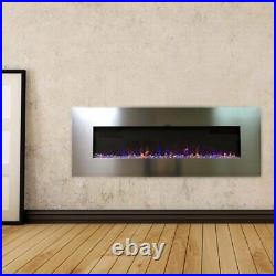 AudioFlare Stainless 50 Recessed Electric Fireplace