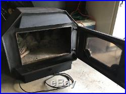 Aurora Wood Burning Stove/Fireplace With Blower