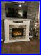 Beautiful_Electric_Fireplace_WHITE_Mantel_Freestanding_Heater_wRemote_Control_01_ehme