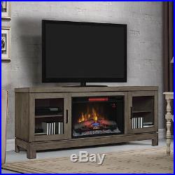 Berkeley Electric Fireplace TV Stand in Spanish Grey