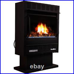 Buck Stove 1127 Vent-Free 22 NG/LP Gas Stove with Blower & Pedestal 25,000 BTU