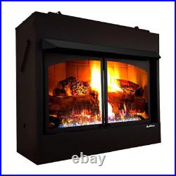 Buck Stove 36-42 ZCBBXL Vent-Free NG/LP Gas Fireplace Insert 40K BTU with Blower