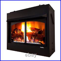 Buck Stove 36-42 ZCBBXL Vent-Free NG/LP Gas Fireplace Insert 40K BTU with Blower