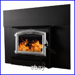 Buck Stove Model 21 Wood Burning Fireplace Insert with Blower Up to 1800 SQFT