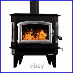 Buck Stove Model 81 Freestanding Wood Burning Stove with Blower Up to 2700 SQFT