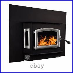 Buck Stove Model 81 Wood Burning Fireplace Insert with Blower Up to 2700 SQFT