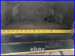 Buck Stove Wood Burning Stove Fireplace Insert Model 18 Pre-owned Gold & Black