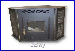 CORN STOVE 50,000 BTU's Direct Vent Fireplace Insert Freestanding with Vent Pipe