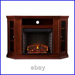 Claremont Convertible Media Electric Fireplace Cherry 48W x 15.75L x 32.25H